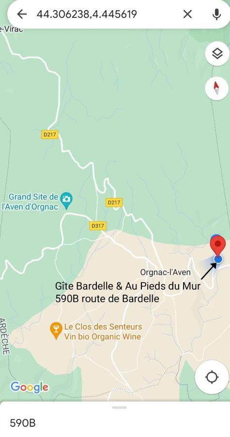 Gite Bardelle Orgnac-lʼAven Dış mekan fotoğraf